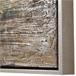 Pemberly Row Desert Rain Wood and Plastic Hand Painted Canvas in Multi-Color