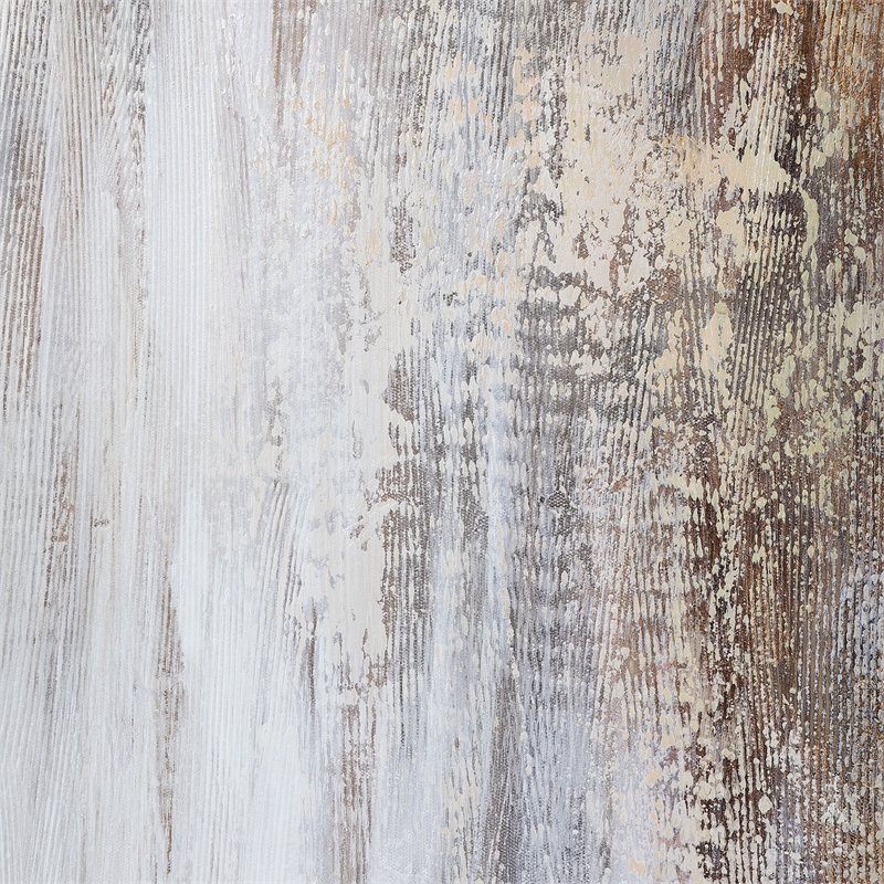 Pemberly Row Desert Rain Wood and Plastic Hand Painted Canvas in Multi-Color