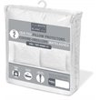 Pemberly Row Quilted King Pillow Protector Cover in White (Set of 2)