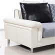 Pemberly Row Gray Color With Fabric Sectional Right Facing Chaise