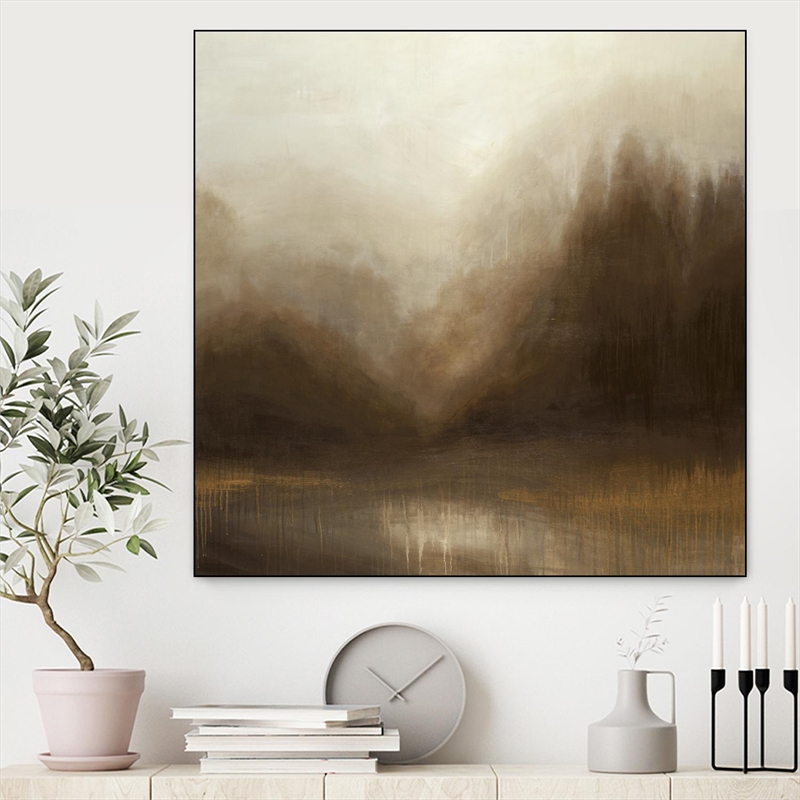 Pemberly Row Canvas 20x20 Pure Radiance Framed in Multi-Color