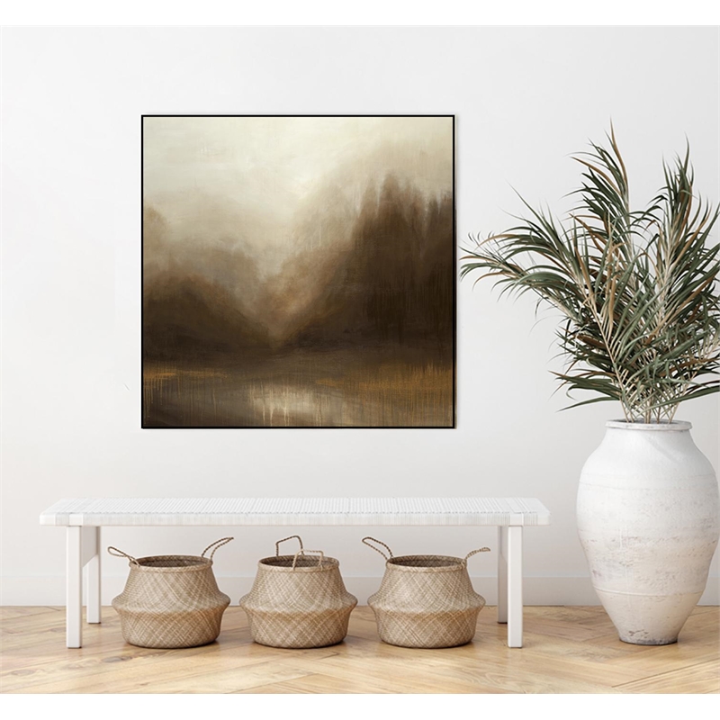 Pemberly Row Canvas 20x20 Pure Radiance Framed in Multi-Color