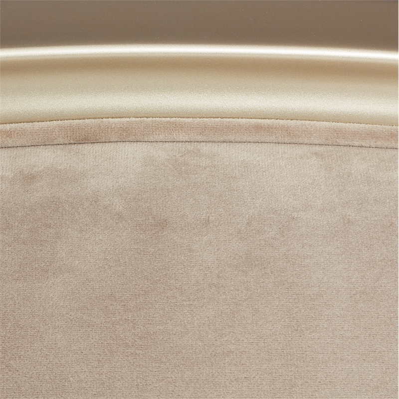 Pemberly Row Contemporary Velvet Sofa in Porcini/Hazelnut Brown