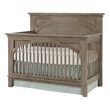Pemberley Row Solid Wood Sandwash Gray Convertible Crib Rectangular 50