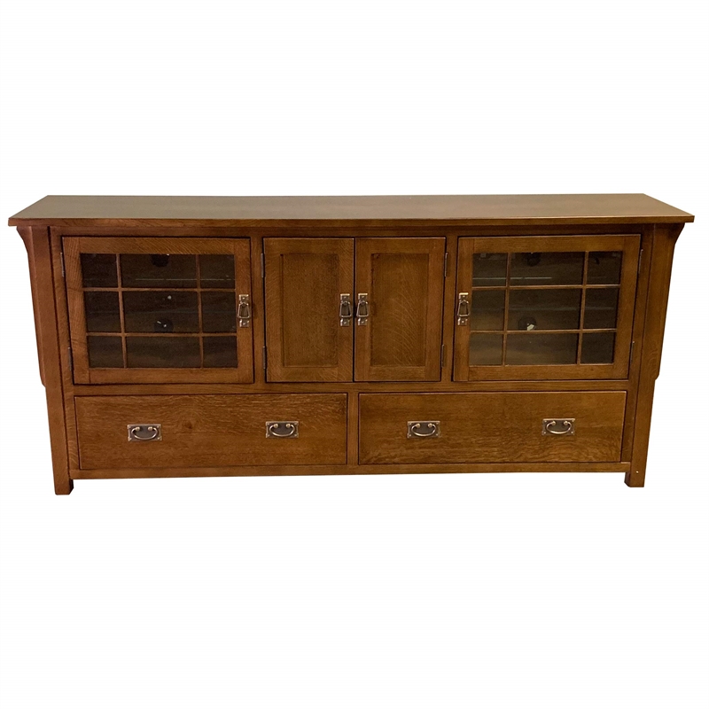 Pemberly Row Modern Wood TV Stand for TVs up to 72
