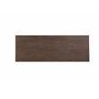 Pemberly Row Modern Brown Oak Console in Dark Brown Mango Wood