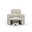 Pemberly Row Contemporary Power Swivel Glider Recliner Two Pack