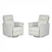 2 Glider Recliner/Fabric Cream