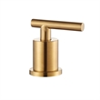 Pemberly Row Widespread Brushed Gold Bathroom Basin Sink Faucet