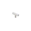 Pemberly Row Modern Zinc Alloy T Bar Pull Multipack in Nickel (Set of 10)