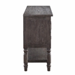 Pemberly Row Contemporary Washed Espresso 3- Drawer Wood Server