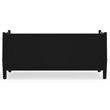 Pemberly Row Mid-Century Modern Twin Size Wood Day Bed in Black
