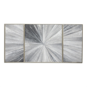 Pemberly Row Modern / Contemporary Cambric in Silver Canvas Fabric