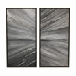 Pemberly Row Modern / Contemporary Cambric in Silver Canvas Fabric