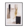 Pemberly Row Contemporary Canvas Art 3 Piece Set in White Fabric