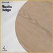 Pemberly Row Modern / Contemporary Round Dining Table Rustic Beige