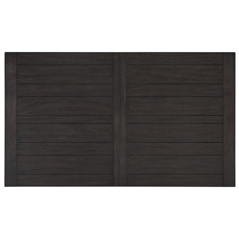 Pemberly Row Modern Dusky Cedar Brown 9-Piece Wood Dining Set