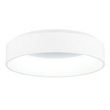 Pemberly Row Drum Shade Metal LED Flush Mount Light in White