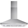 Pemberly Row 380 CFM Ducted Wall Mount Range Hood Kitchen Hood - Stainless Steel