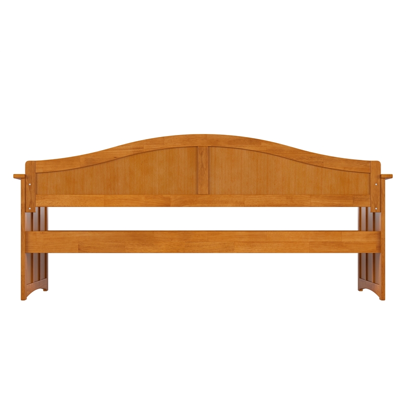 Pemberley Row Solid Wood Light Toffee Daybed Rectangular Durable Twin 40