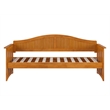 Pemberley Row Solid Wood Light Toffee Daybed Rectangular Durable Twin 40