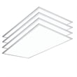 Pemberly Row 6300LM LED Commercial Flat Panel Ceiling Light - White (4pcs)