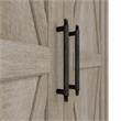 Pemberly Row Bathroom Storage Cabinet with Doors - Washed Gray - Engineered Wood