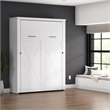 Pemberly Row 69W Queen Murphy Bed - Engineered Wood in White