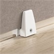 Pemberly Row Modern 22W Desktop Privacy Screen in Warm Beige