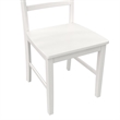 Pemberly Row 3-Piece Wood Dining Set with Double Drop Leaf in White