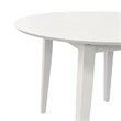Pemberly Row 3-Piece Wood Dining Set with Double Drop Leaf in White