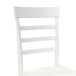 Pemberly Row 3-Piece Wood Dining Set with Double Drop Leaf in White