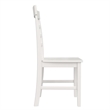 Pemberly Row 3-Piece Wood Dining Set with Double Drop Leaf in White