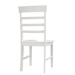 Pemberly Row 3-Piece Wood Dining Set with Double Drop Leaf in White