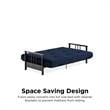 Pemberly Row Full Metal Arm Futon with 6