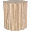 Pemberly Row Set of 2 Contemporary Wood End Tables in Natural