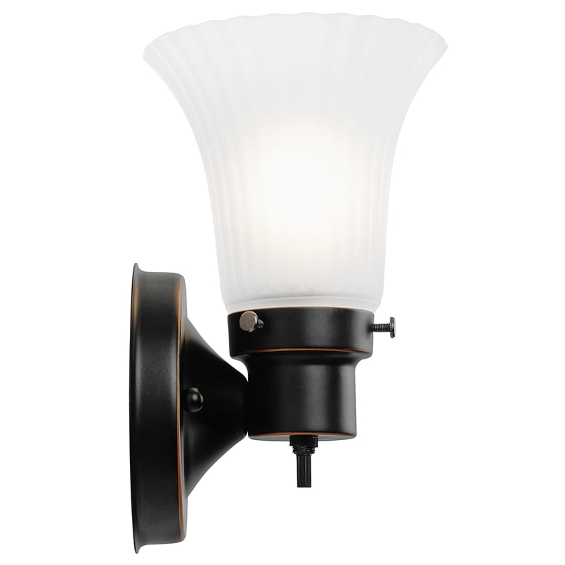 Pemberly Row Set of 2 Traditional Wall Lights in Oil-Rubbed Bronze