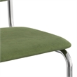 Pemberly Row Contemporary Velvet Side Chair (Set Of 2) in Forest