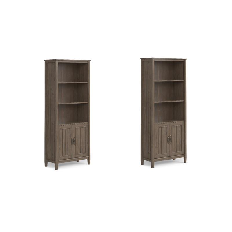 Pemberly Row Set of 2 Solid Wood 72