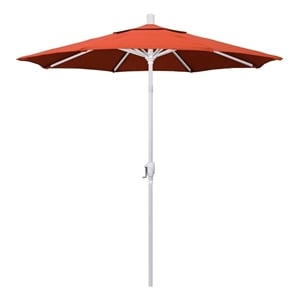 Pemberly Row 7.5' Patio Umbrella in Olefin Sunset/Matted White