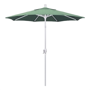 Pemberly Row 7.5' Patio Umbrella in Pacifica Spa/Matted White