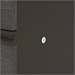 Pemberly Row 3 Drawer Add On File Cabinet in Bark Gray and Slate