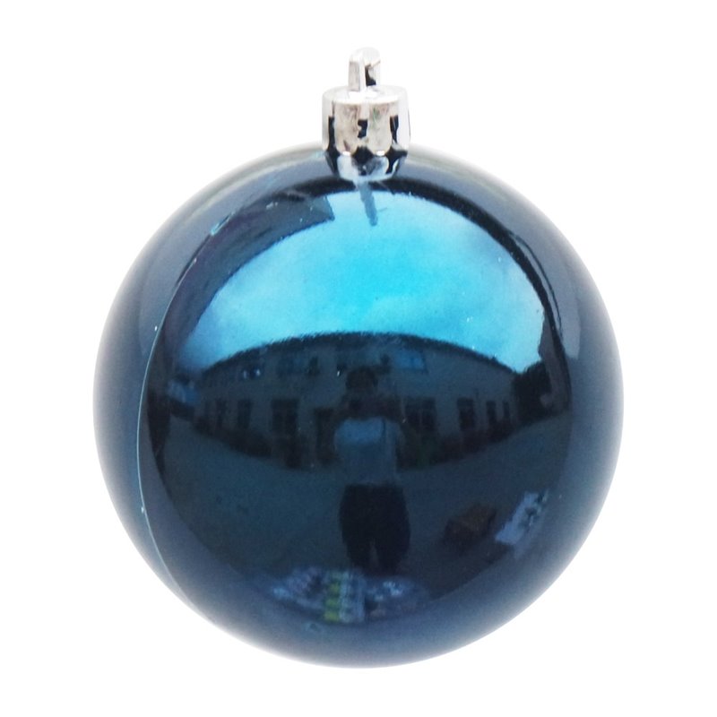 Pemberly Row 40 Piece Christmas Tree Ornament Set in Silver Blue and White