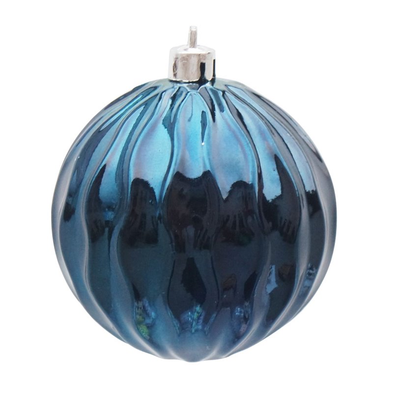 Pemberly Row 40 Piece Christmas Tree Ornament Set in Silver Blue and White