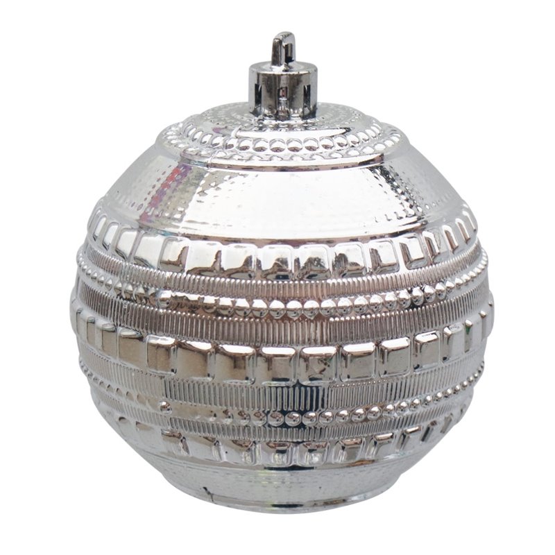 Pemberly Row 40 Piece Christmas Tree Ornament Set in Silver Blue and White