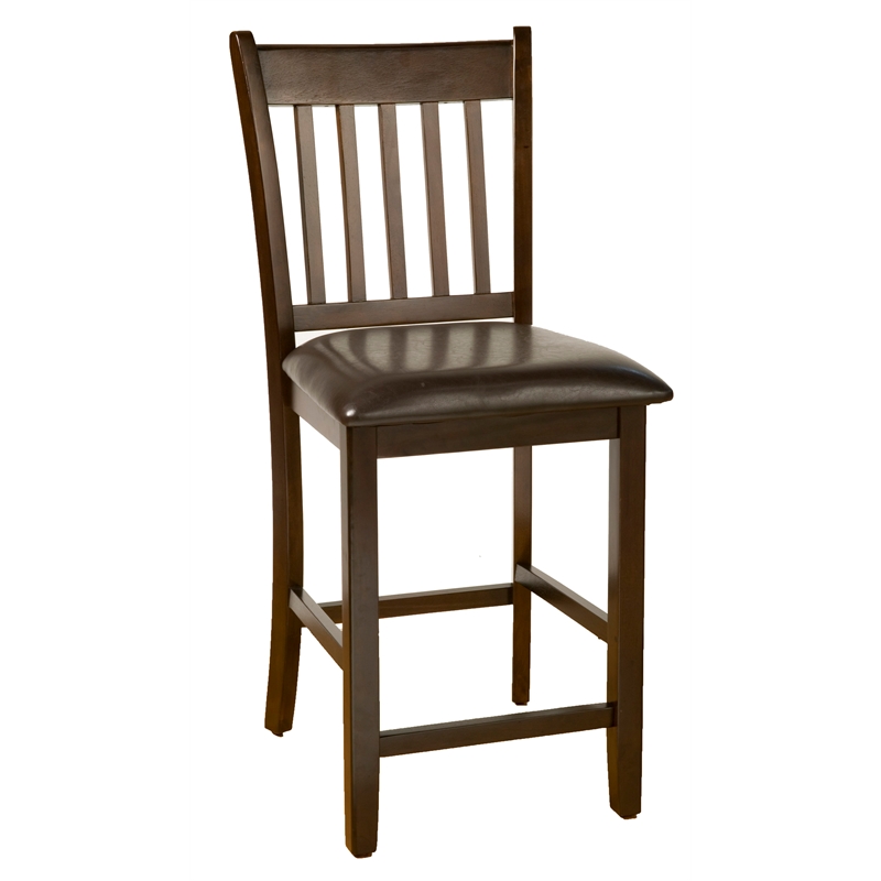 Pemberly Row Contemporary Wood 5 Piece Pub Dining Set in Espresso