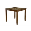 Pemberly Row Contemporary Wood 5 Piece Pub Dining Set in Espresso
