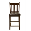 Pemberly Row Contemporary Wood 5 Piece Pub Dining Set in Espresso