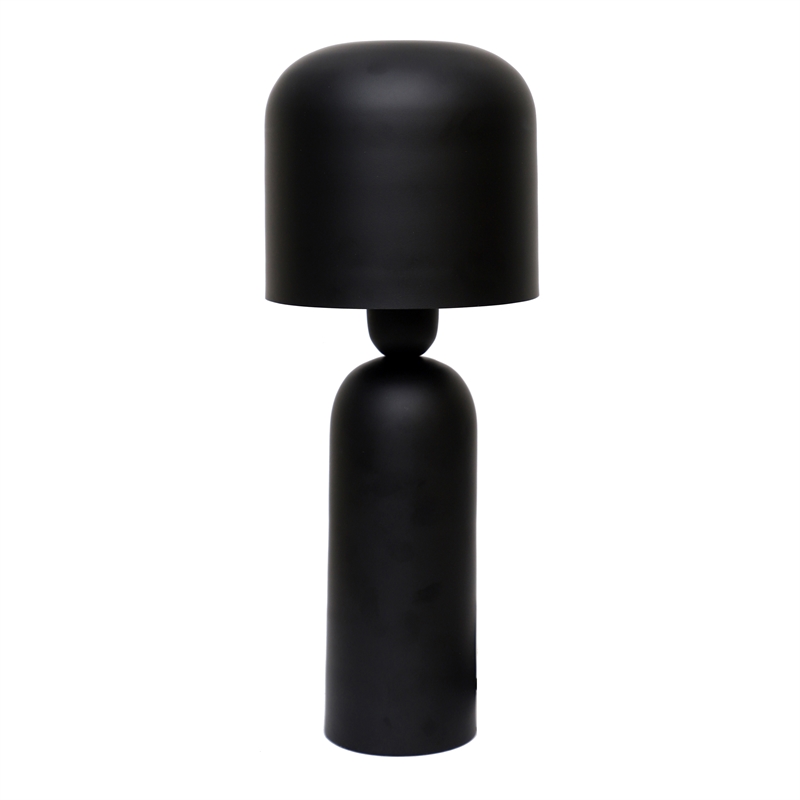 Pemberly Row Modern / Contemporary Metal Lamp in Black Finish