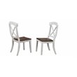 Pemberly Row 7-Pc Wood Dining Set in Cocoa Brown/Cotton White